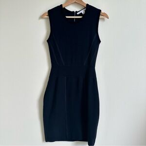 Diane Von Furstenberg Black Mini knit bodycone Dress